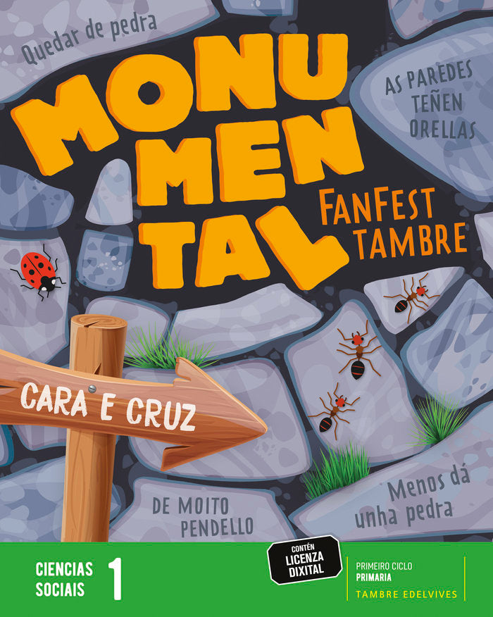 CIENCIAS SOCIAIS 1oEP GALICIA 23 FANFEST | AA,VV | 9788490465998 (Tambre Edelvives)