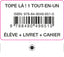 Tope La! 1 Tout en un Eleve+cah+liv+cod