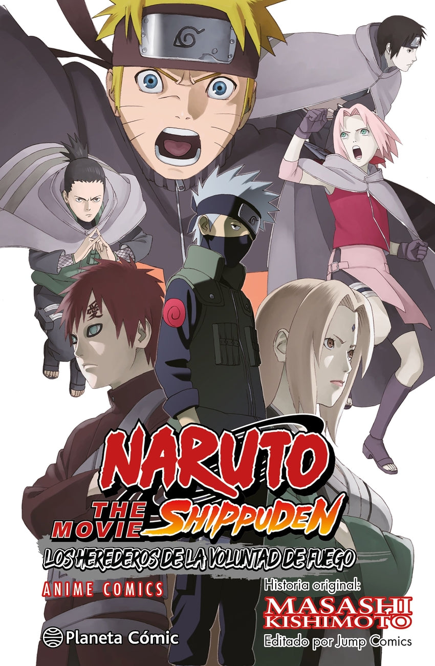 ✅ NARUTO SHIPPUDEN ANIME COMIC LOS HEREDEROS DE LA VOLUNTAD DE FUEGO - 9788491747666