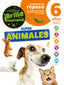 Cuaderno de Repaso Temático Luminiscente 6 Años Súper Animales
