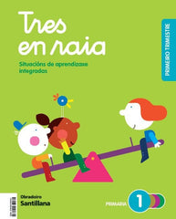 LENGUA 1oEP GALLEGO 24 TRES EN RAYA | AA,VV | 9788491859031 (Obradoiro Santillana)