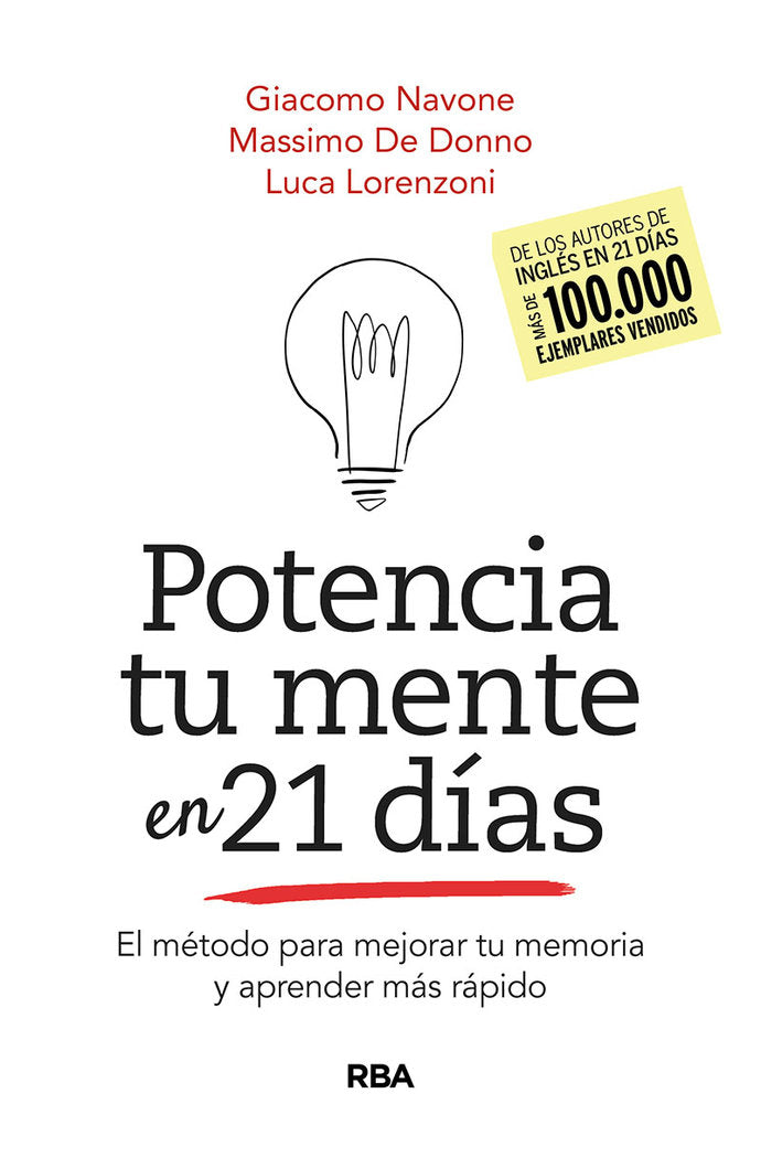 POTENCIA TU MENTE EN 21DIAS EL METODO PARA MEJORAR TU MEMOR - 9788491875543