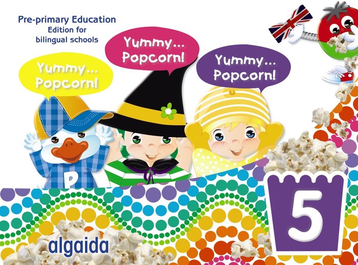 YUMMY POPCORN 5AÑOS INGLES GLOBALIZADO 22 | AA,VV | 9788491895930 (Algaida Editores Texto)