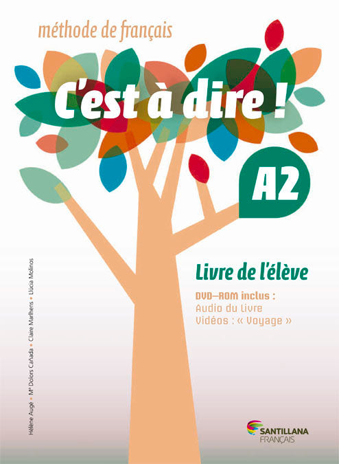 C'EST A DIRE 2oNB A2 ELEVE+DVD 14 SANFR42NB | AA,VV | 9788492729678 (Santillana)