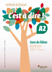 C'EST A DIRE 2oNB A2 ELEVE+DVD 14 SANFR42NB | AA,VV | 9788492729678 (Santillana)