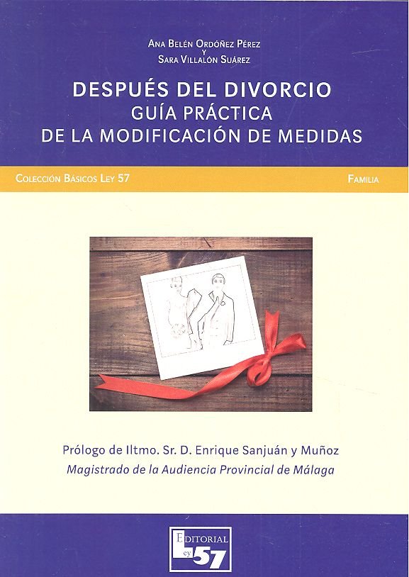DESPUES DEL DIVORCIO GUIA PRACTICA DE LA MODIFICACION DE ME - 9788494620942