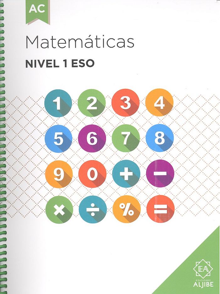 MATEMATICAS 1ºESO ADAPTACION CURRICULAR | AA,VV | ALJIBE | 9788497008280