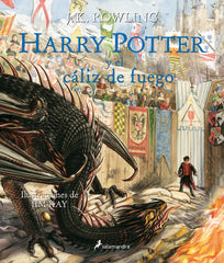 HARRY POTTER IV Y EL CALIZ DE FUEGO ILUSTRADO | Rowling, J, K,/kay, Jim | 9788498389944 (Salamandra infantil y juvenil)