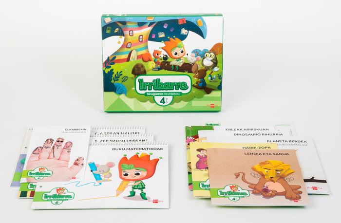 IRRIBARRE, 4 URTE, 3 HIRUHILEKOA | ABELLAN PEREZ, TERESA/BERNABEU RUIZ, JAV | 9788498554663 (Ikasmina Argitaletxea Sm)