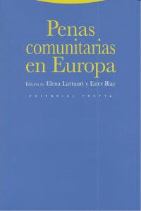 PENAS COMUNITARIAS EN EUROPA - 9788498792270