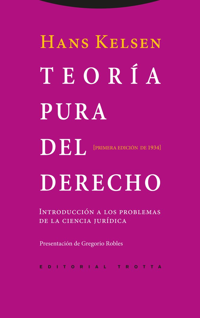 TEORIA PURA DEL DERECHO - 9788498792355