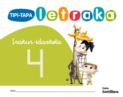 TIPI-TAPA LETRAKA 4 ED12 | AA,VV, | 9788498941289 (Zubia Santillana)