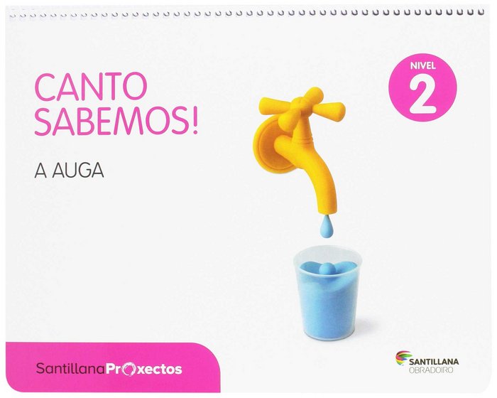 CANTO SABEMOS 2 A AUGA 4AÑOS 17 | AA,VV | 9788499728353 (Obradoiro Santillana)