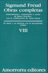 CHISTE Y SU RELACION CON LO INCONSCIENTE O,C,TOMO 8 | FREUD,SIGMUND | AMORRORTU EDITORES S,A, | 9789505185849