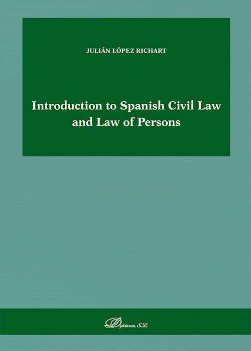 INTRODUCTION TO SPANISH CIVIL LAW AND LAW OF PERSONS - 9791370060435