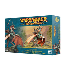 SHUGENGAN LORD ON LONGMA | Líder volador Grand Cathay Warhammer The Old World | Miniatura elite
