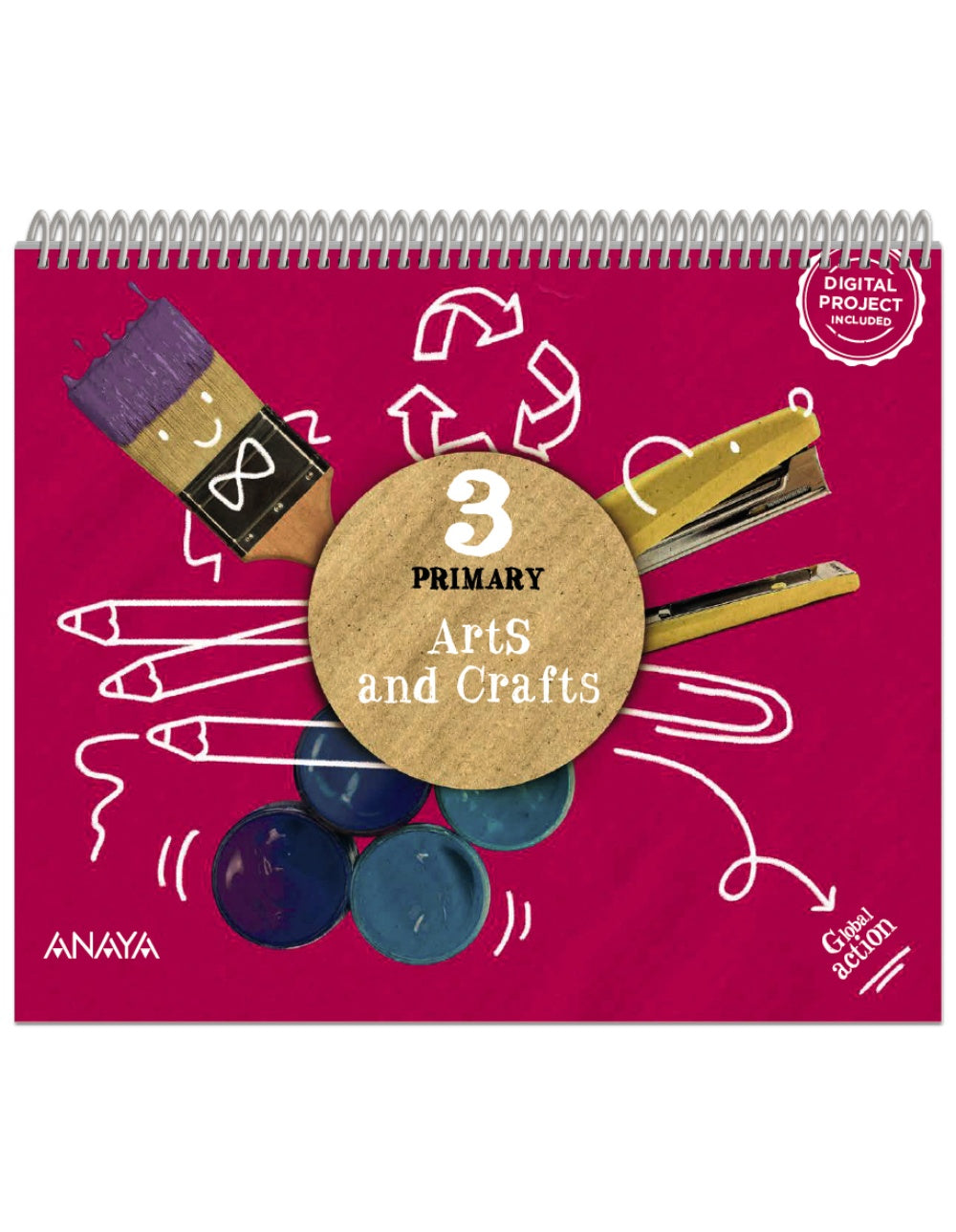 Arts and Crafts 3. Pupil Book (3º Primaria) Global Action | Varios autores | 9788414316368 (ANAYA TEXTO)