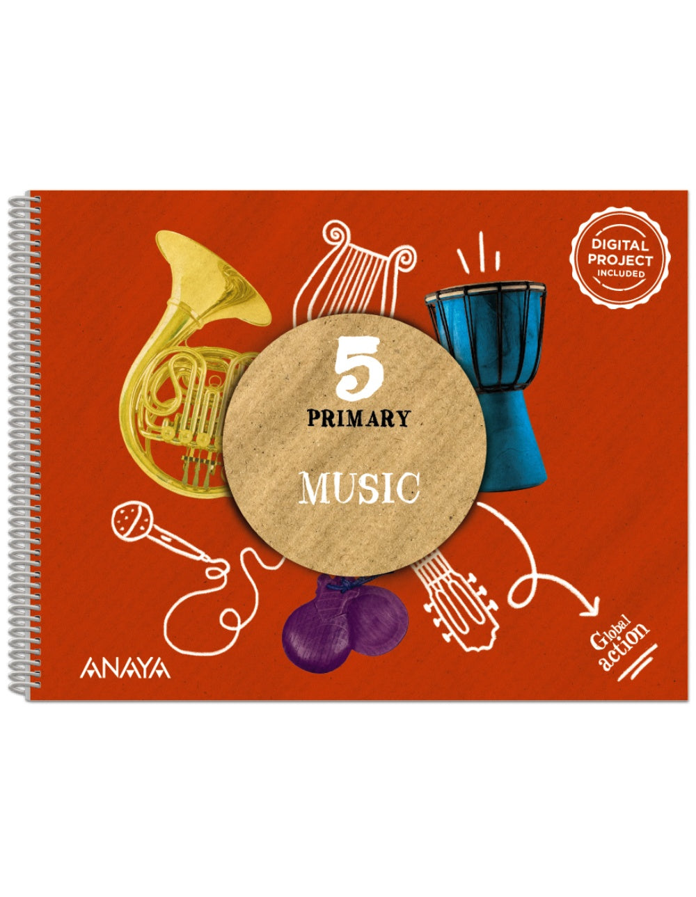 Music 5. Pupil's Book (5º Primaria) Global Action | Varios autores | 9788414316689 (ANAYA TEXTO)