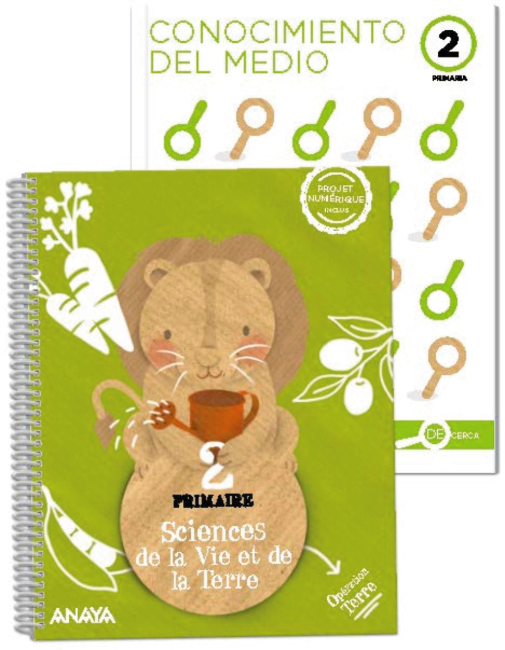 Sciences de la Vie et de la Terre 2. Livre de l'élève + De cerca (2º Primaria) Opération Terre | Varios autores | 9788467804768 (ANAYA TEXTO)