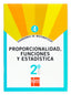 Cuaderno 4 de matemáticas. 2 ESO. Proporcionalidad, funciones y estadística. Aa. Vv. (EDICIONES SM) 9788467515428