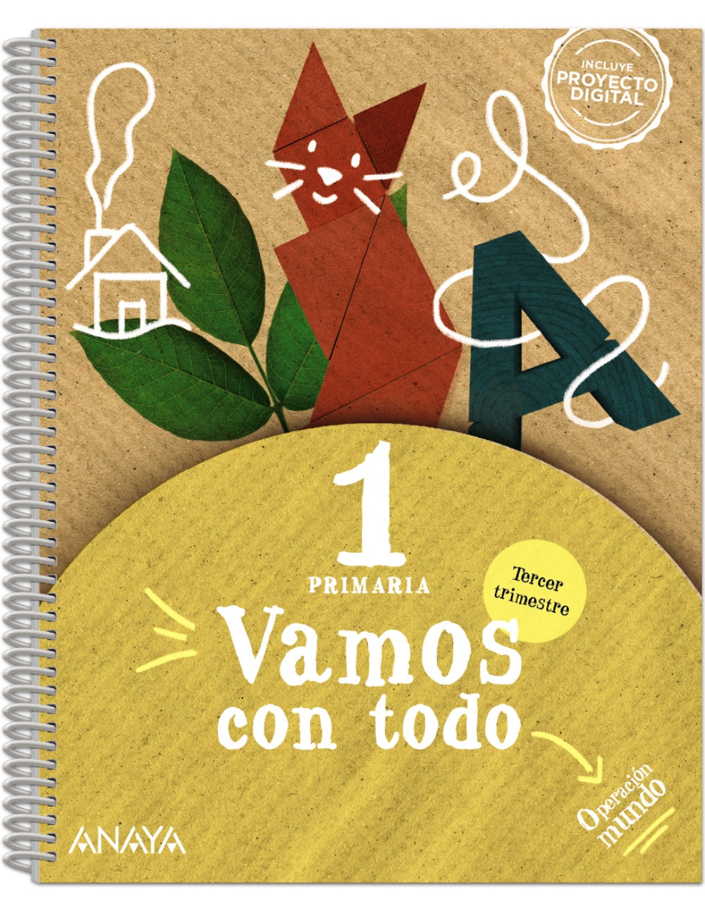 Vamos con todo 1. Tercer trimestre (1º Primaria) Operación Mundo | Varios autores | 9788469897805 (ANAYA TEXTO)