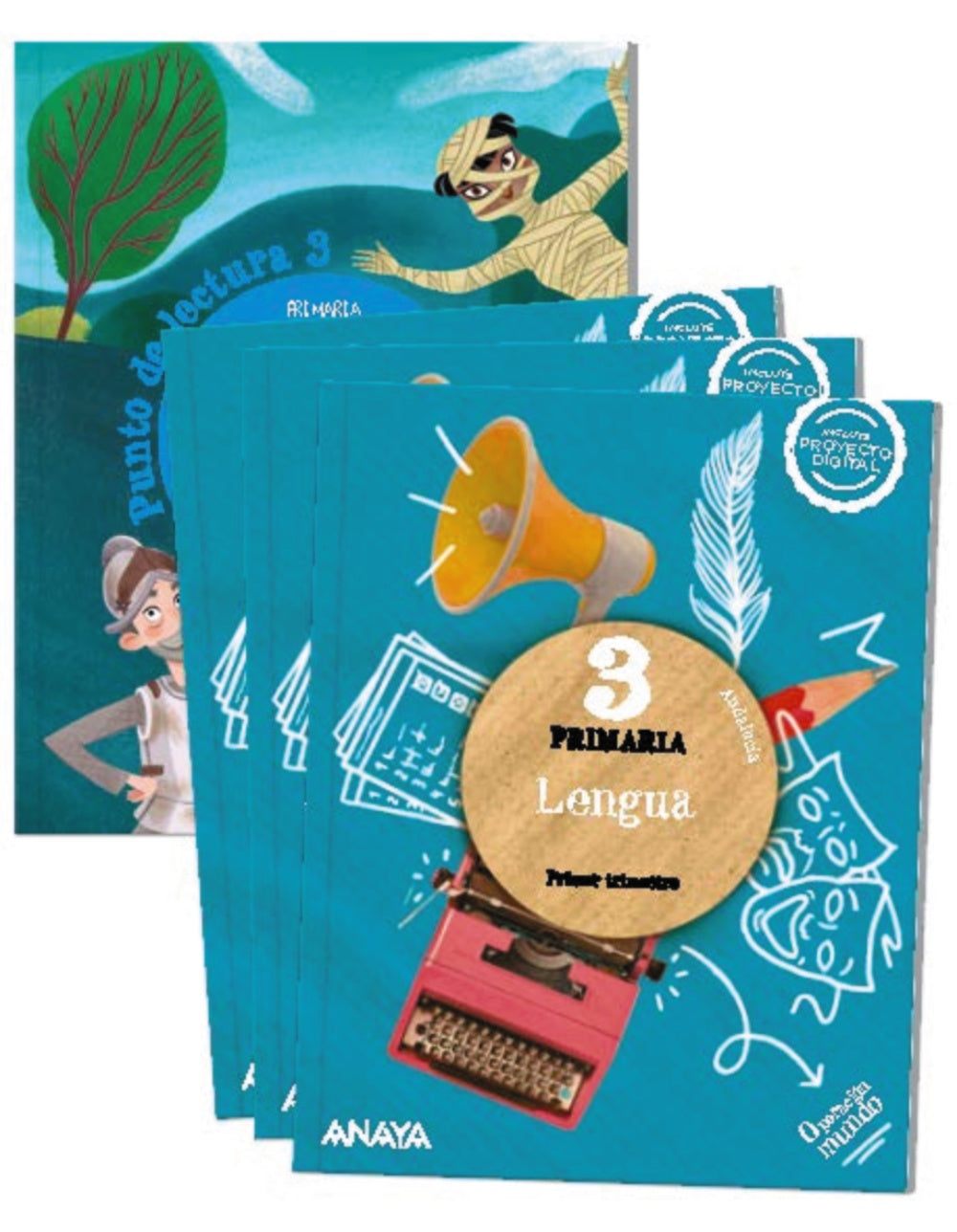 Lengua 3. (Incluye Punto de lectura 3.) (3º Primaria) Operación Mundo | Varios autores | 9788469899267 (ANAYA TEXTO)