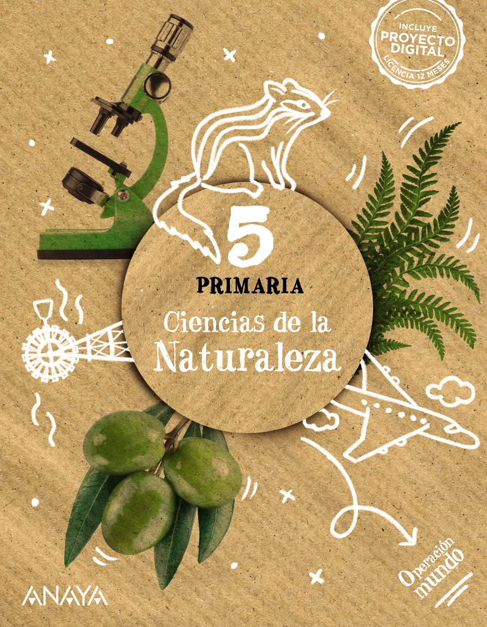 Ciencias de la Naturaleza 5. (5º Primaria) Operación Mundo | Varios autores | 9788414302828 (ANAYA TEXTO)