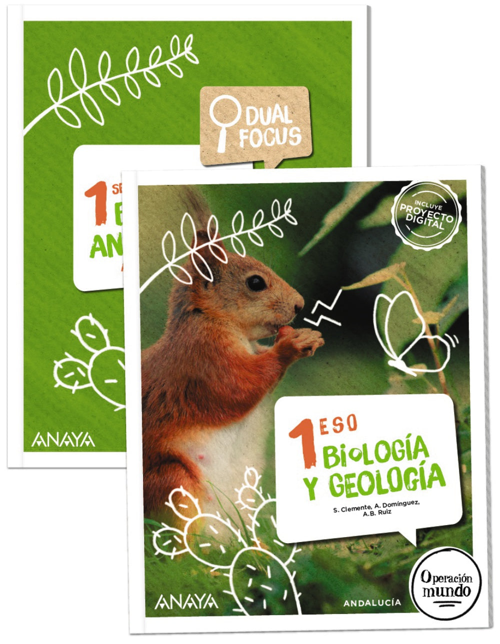 Biología y Geología 1. + Dual Focus (1º ESO) Operación Mundo | Varios autores | 9788414306284 (ANAYA TEXTO)