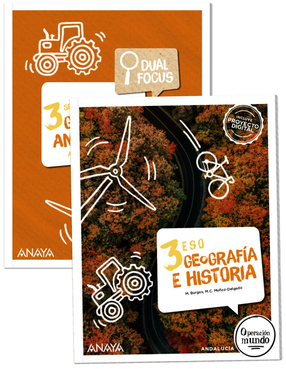 Geografía e Historia 3. + Dual Focus (3º ESO) Operación Mundo | Varios autores | 9788414307229 (ANAYA TEXTO)