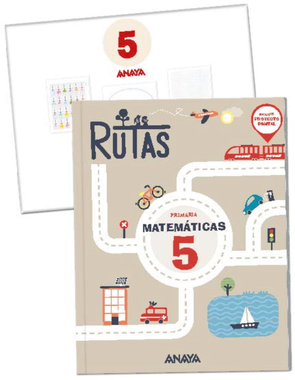 Matemáticas 5. RUTAS. (Incluye material manipulativo) (5º Primaria) RUTAS | Pellicer Iborra, Carmen | 9788414314739 (ANAYA TEXTO)