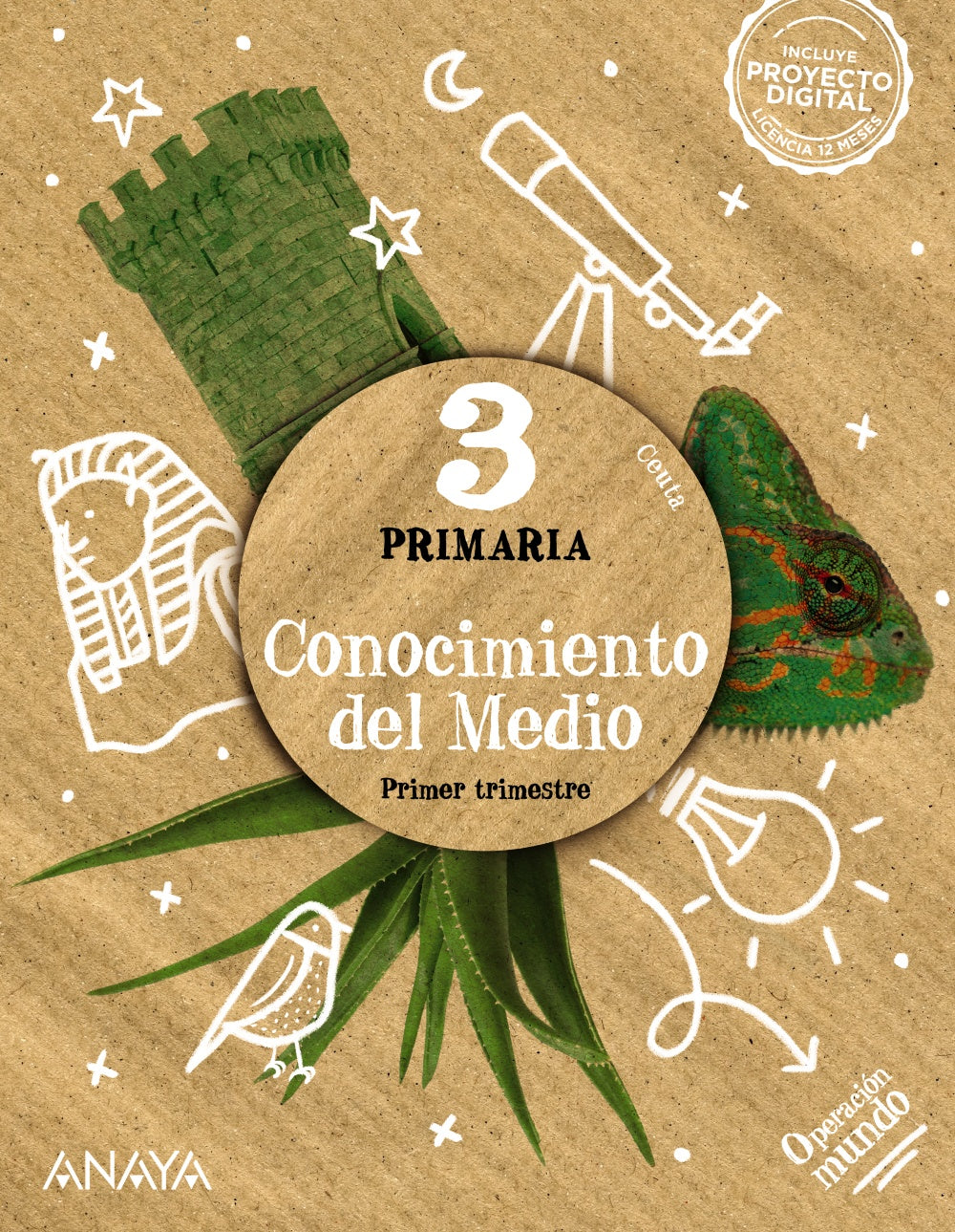 Conocimiento del medio 3. (3º Primaria) Operación Mundo | Varios autores | 9788414316917 (ANAYA TEXTO)