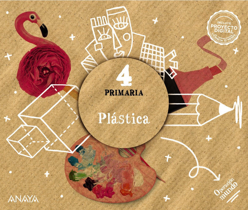 Plástica 4 (4º Primaria) Operación Mundo | Varios autores | 9788414321331 (ANAYA TEXTO)