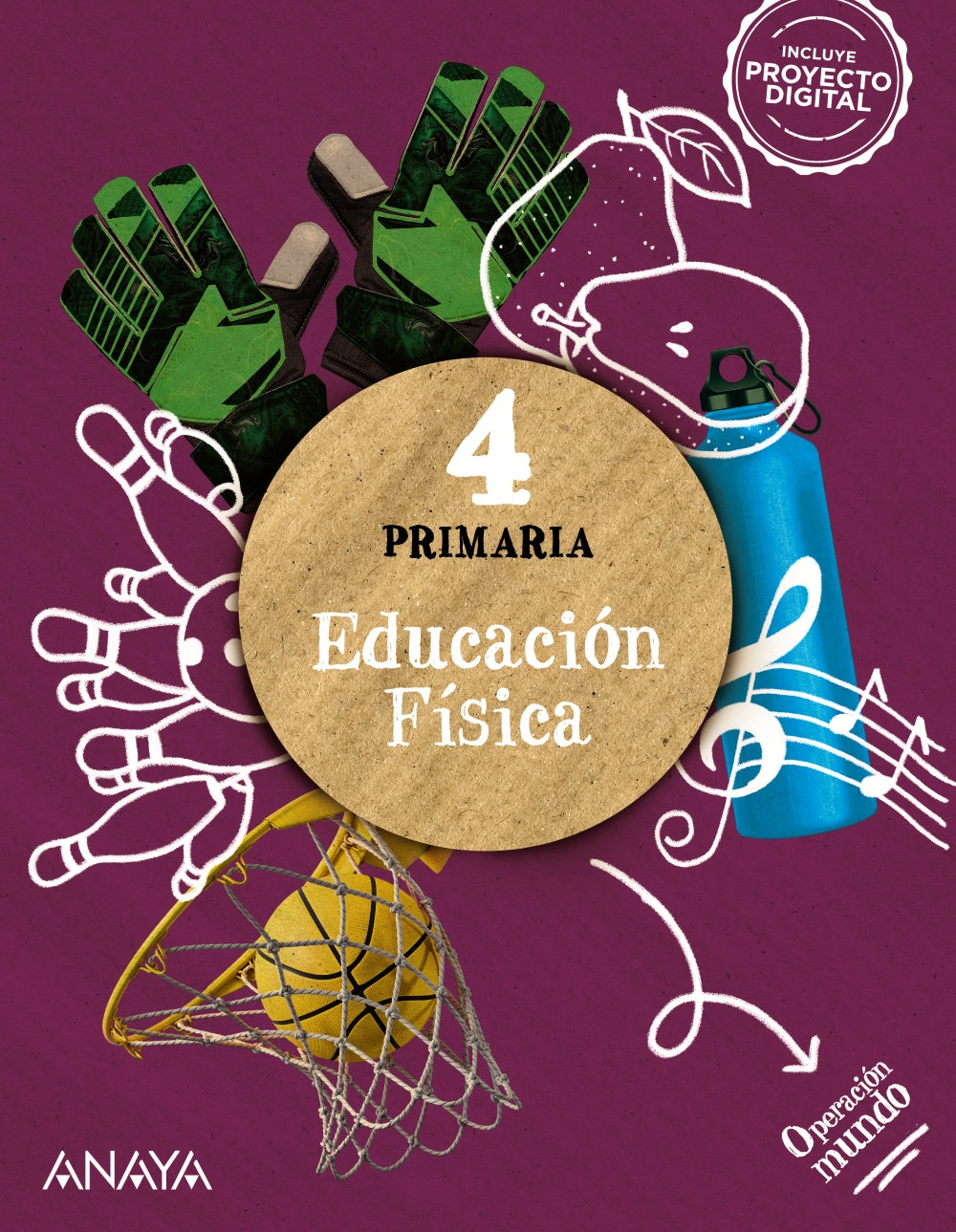 Educación Física 4 (4º Primaria) Operación Mundo | Varios autores | 9788414321782 (ANAYA TEXTO)