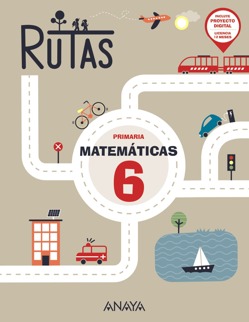 Matemáticas 6. RUTAS (6º Primaria) RUTAS | Pellicer Iborra, Carmen | 9788414322307 (ANAYA TEXTO)