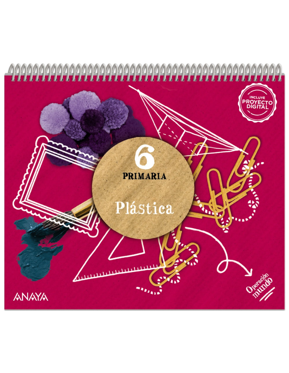 Plástica 6 (6º Primaria) Operación Mundo | Varios autores | 9788414323892 (ANAYA TEXTO)