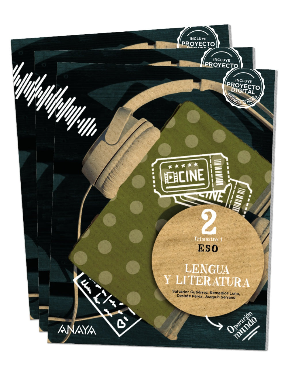 Lengua y Literatura 2 (2º ESO) Operación Mundo | Varios autores | 9788414324394 (ANAYA TEXTO)