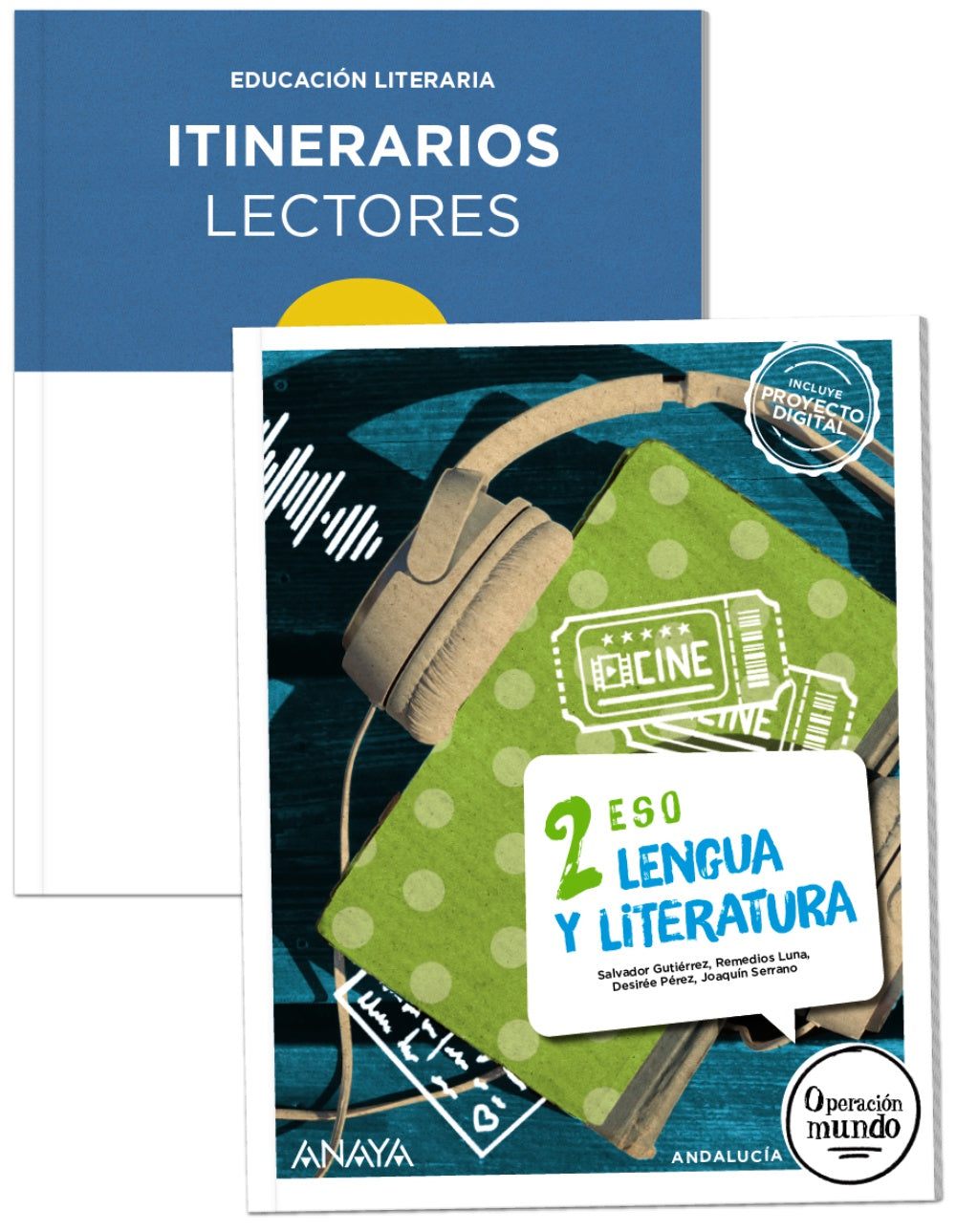 Lengua y Literatura 2. + Itinerarios lectores (2º ESO) Operación Mundo | Varios autores | 9788414324479 (ANAYA TEXTO)