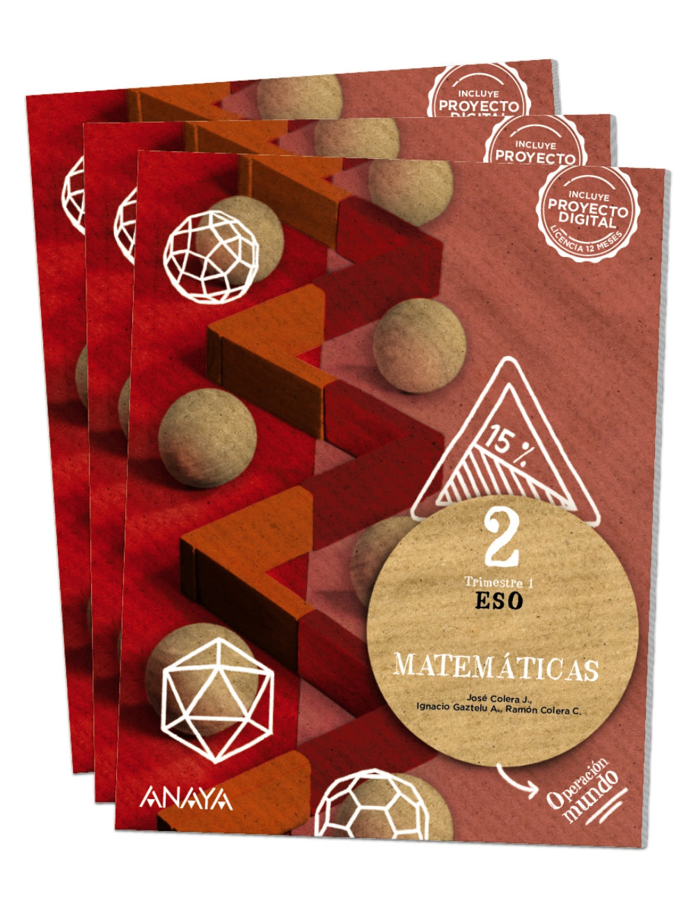 Matemáticas 2 (2º ESO) Operación Mundo | Varios autores | 9788414324950 (ANAYA TEXTO)