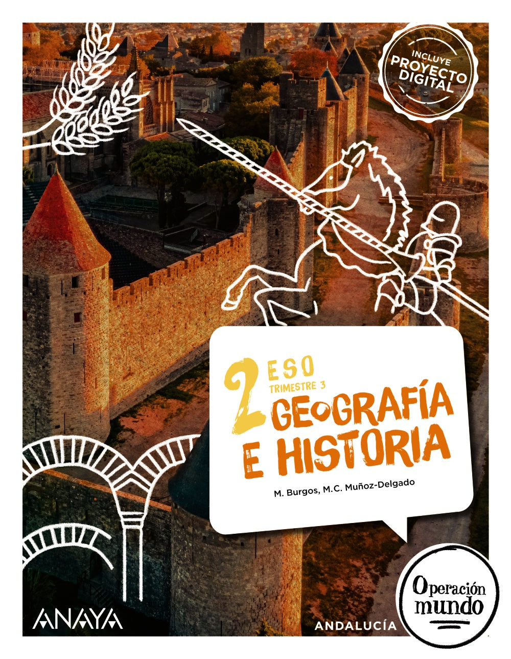 Geografía e Historia 2. (Trimestres) (2º ESO) Operación Mundo | Varios autores | 9788414326411 (ANAYA TEXTO)