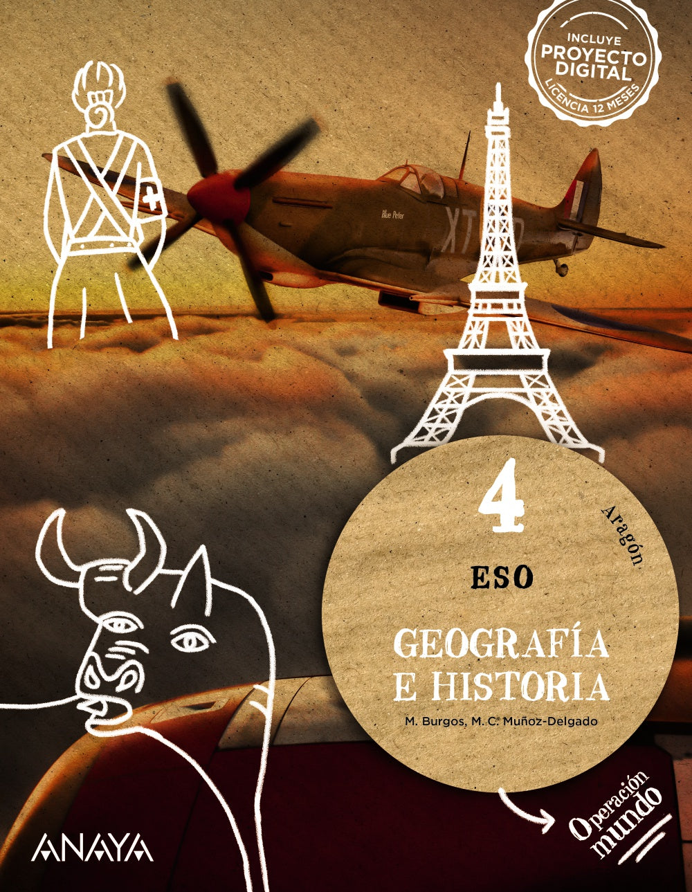 Geografía e Historia 4 (4º ESO) Operación Mundo | Varios autores | 9788414326596 (ANAYA TEXTO)