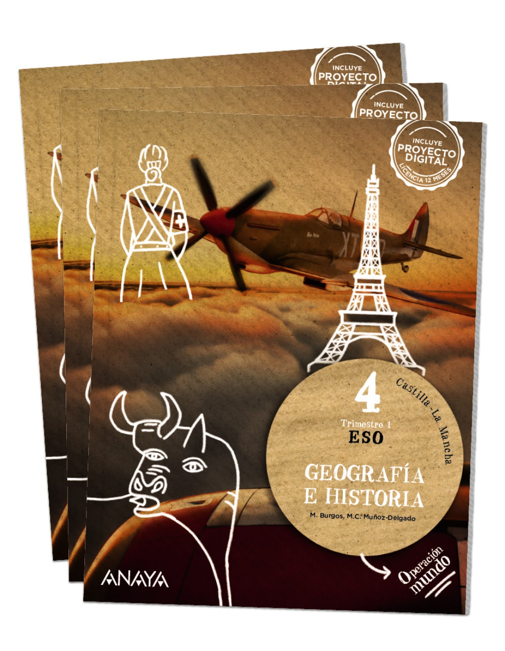 Geografía e Historia 4 (4º ESO) Operación Mundo | Varios autores | 9788414326916 (ANAYA TEXTO)