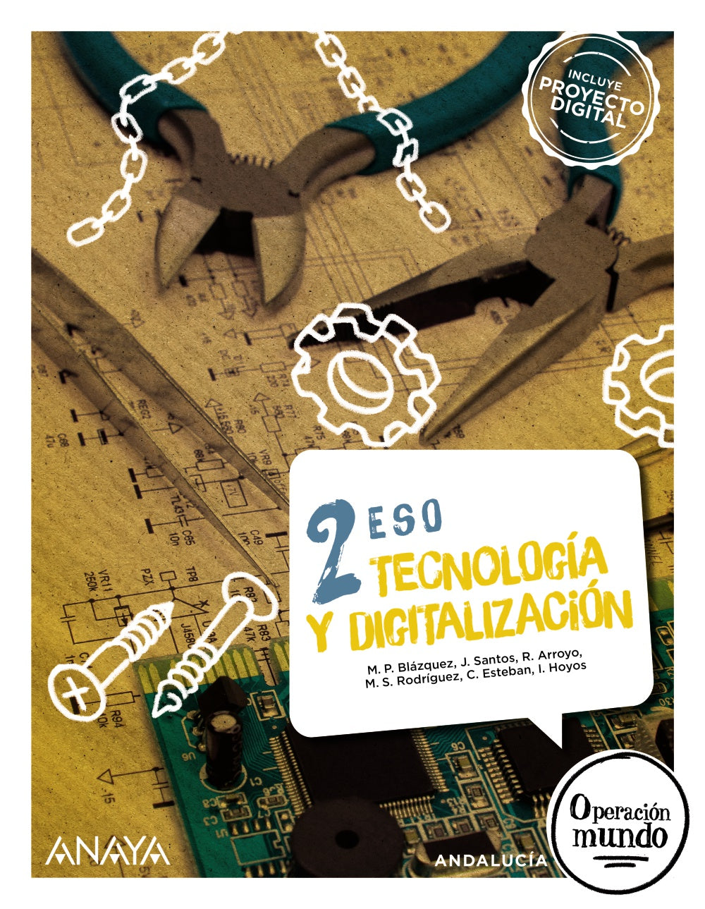 Tecnología y Digitalización 2 (2º ESO) Operación Mundo | Varios autores | 9788414328088 (ANAYA TEXTO)