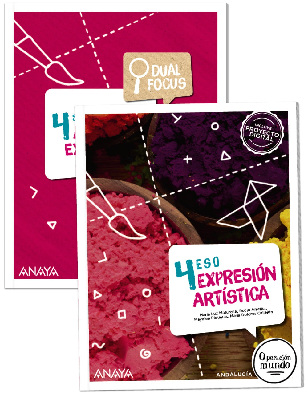 Expresión artística 4. + Dual Focus (4º ESO) Operación Mundo | Varios autores | 9788414328552 (ANAYA TEXTO)