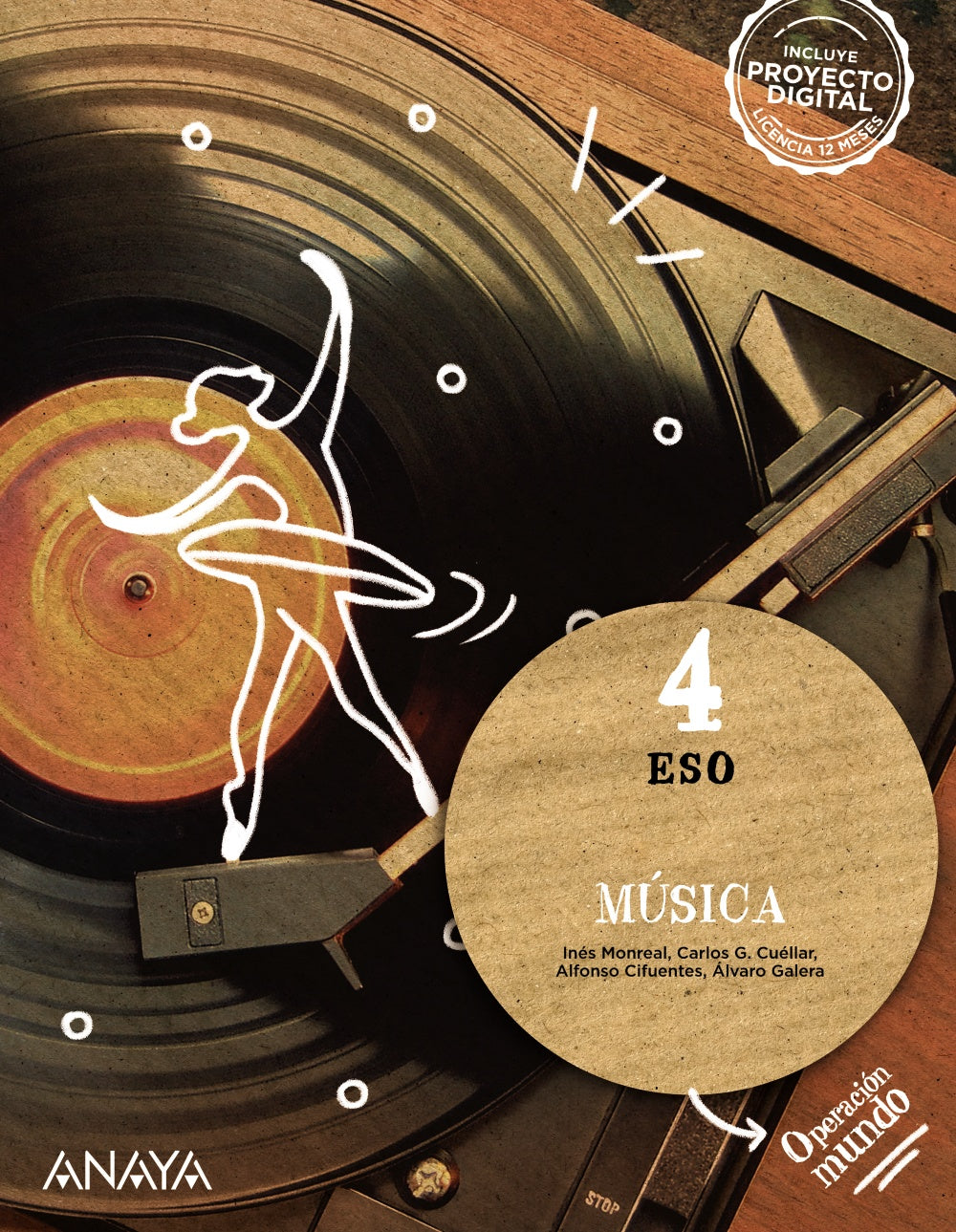 Música 4 (4º ESO) Operación Mundo | Varios autores | 9788414328637 (ANAYA TEXTO)