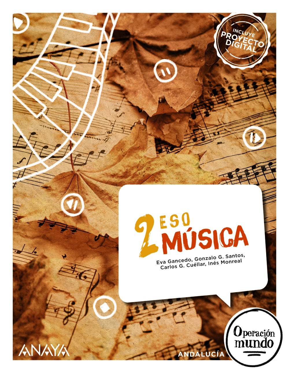 Música 2 (2º ESO) Operación Mundo | Varios autores | 9788414328682 (ANAYA TEXTO)