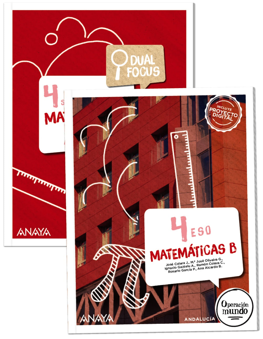 Matemáticas B 4. + Dual focus (4º ESO) Operación Mundo | Varios autores | 9788414302927 (ANAYA TEXTO)