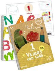 Vamos con todo 1. Primer trimestre. + Lectoescritura + Material manipulativo (1º Primaria) Operación Mundo | Varios autores | 9788414317242 (ANAYA TEXTO)
