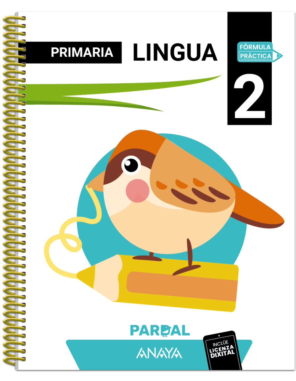 Lingua 2. Pardal (2º Primaria) Fórmula Práctica | Anaya Educación | 9788414344552 (ANAYA TEXTO)