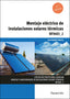 Montaje Electrico de Instalaciones Solares Termicas (Paraninfo) - 9788428367240