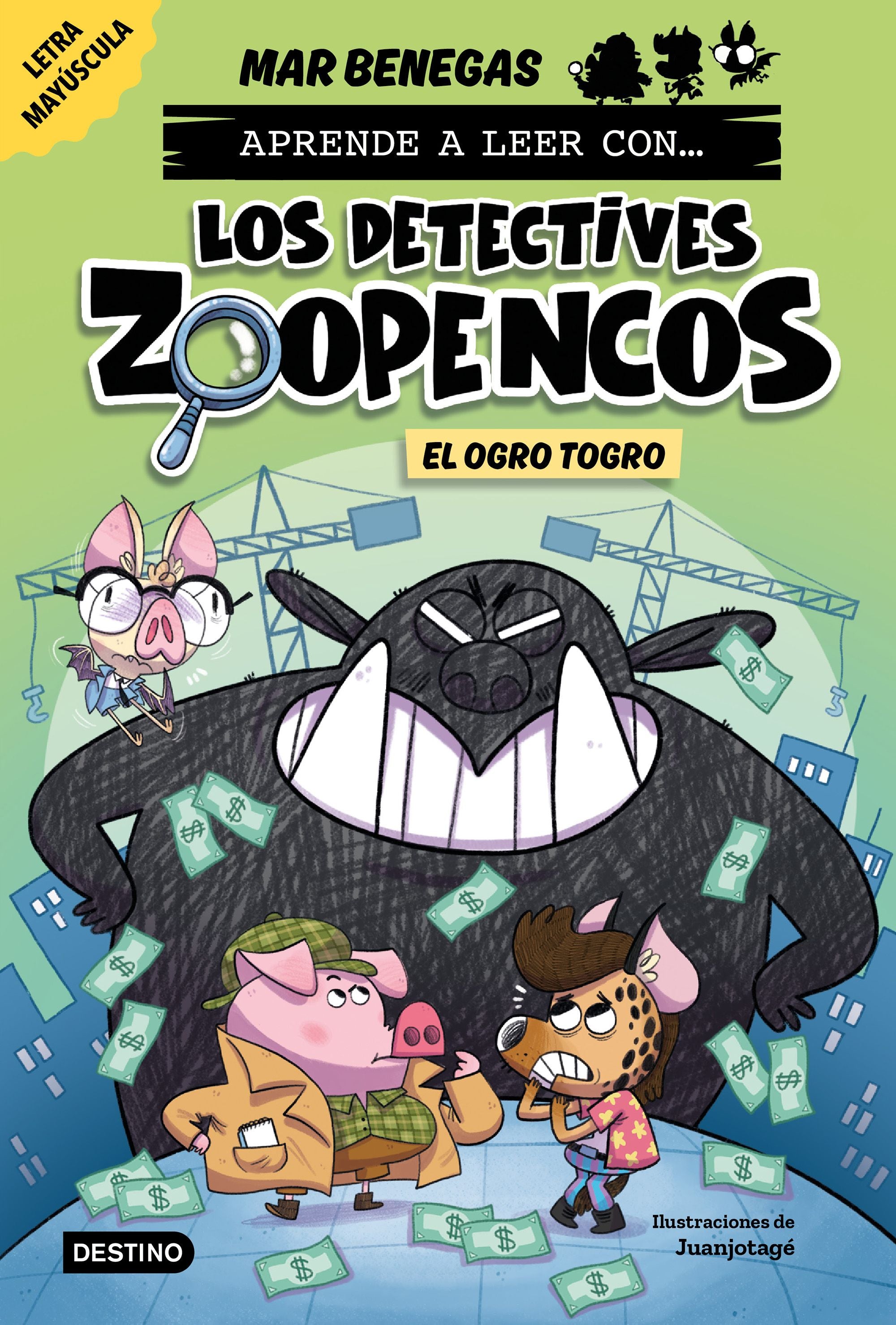 Aprender a leer con... Los Detectives Zoopencos 7. El ogro Togro: En letra MAYÚSCULA para aprender a leer (libros para niños a partir de 5 años). Elige tu propia historia. Mar Benegas (Destino Infantil & Juvenil) 9788408304036